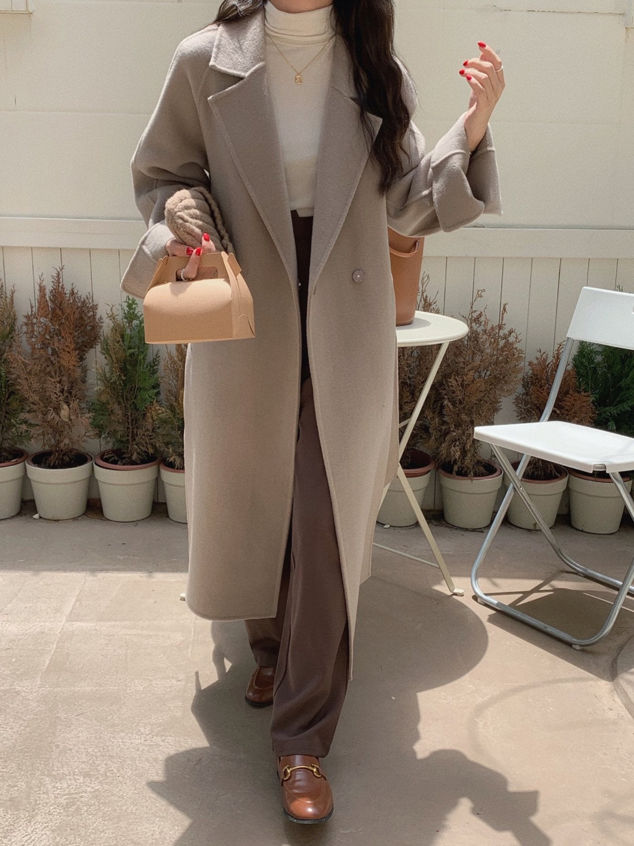 [PRE-ORDER] LUMIÈRE HANDMADE WOOL COAT
