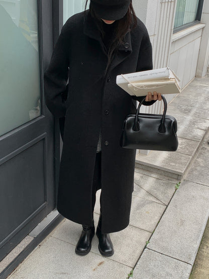 [PRE-ORDER] RUE HIGH NECK ALPACA BLEND HANDMADE COAT