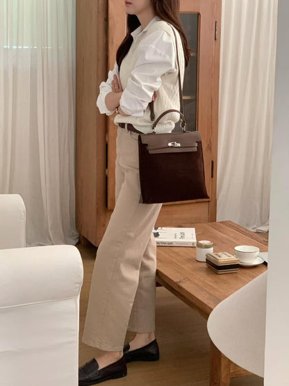 [PRE-ORDER]  REMAKE CLASSIC SUEDE SHOULDER BAG