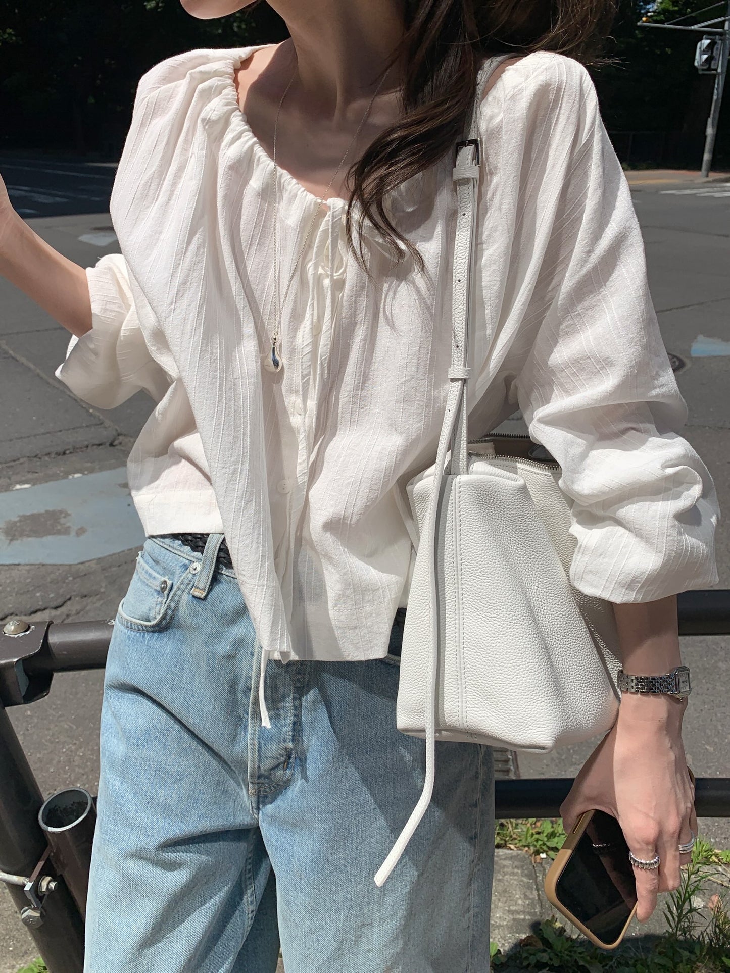 [PRE-ORDER] MILKY SHEER BOLERO BLOUSE