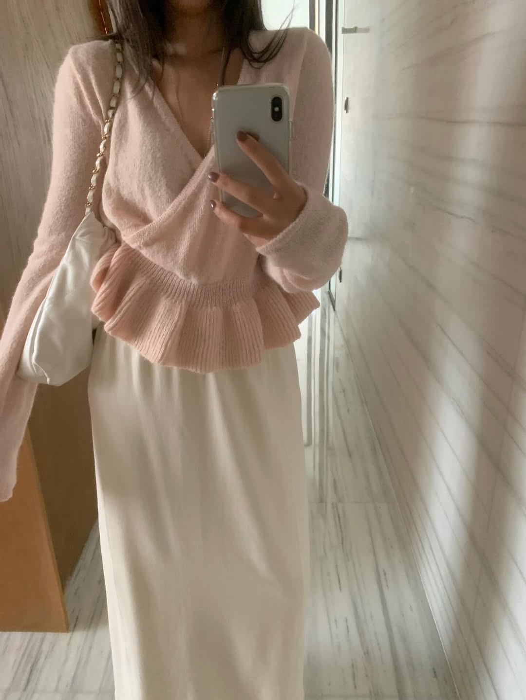 [PRE-ORDER]  SOFT HUG FRILL CARDIGAN