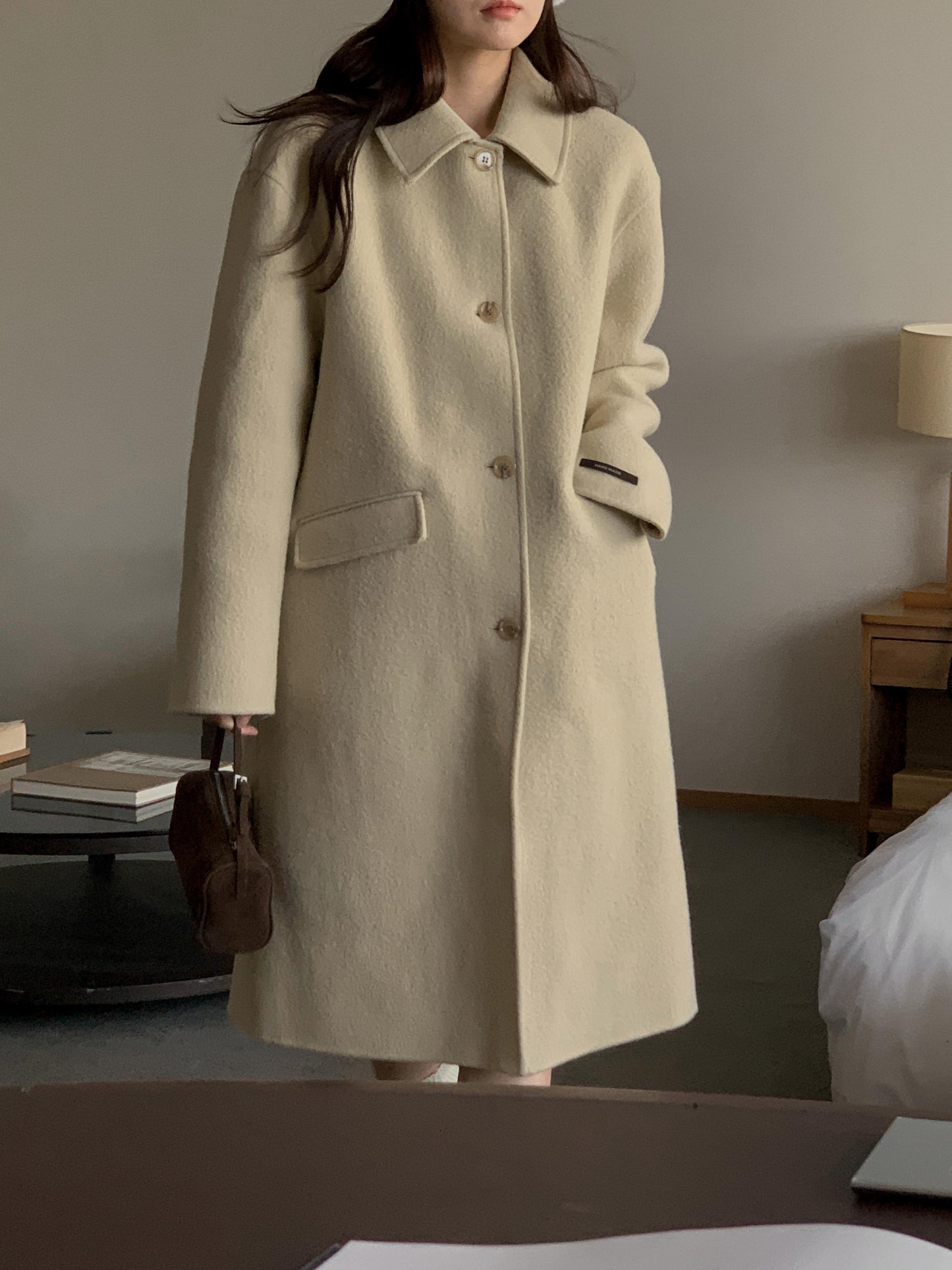 [PRE-ORDER] ÉTOILE HANDMADE WOOL COAT WITH DETACHABLE HOOD